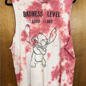 Disney Stitch Tie-Dye Sleeveless Top – Size 2XL